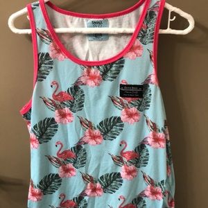 Tropical Flamingo Dutch Bros tank